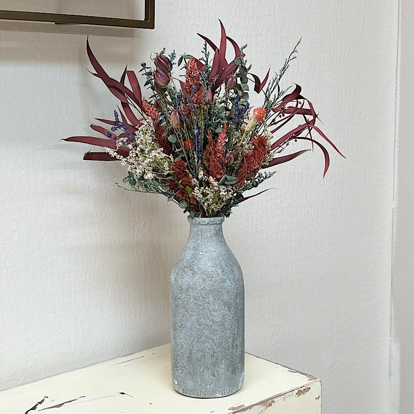 EARTHY - VINTAGE - ROMANTIC Dried Flower Bouquet