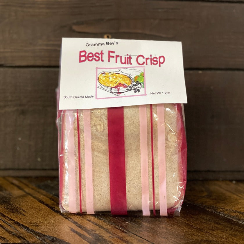 GRASSLAND GOURMET - Gramma Bev's Best Fruit Crisp