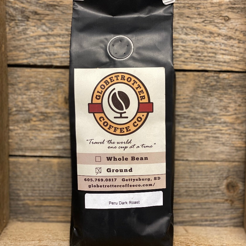 Globetrotter Coffee Peru Dark Roast - Ground