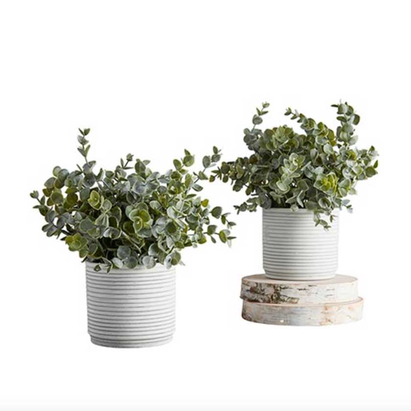 These beautiful large, artificial plants adorn your space without the daily commitment.