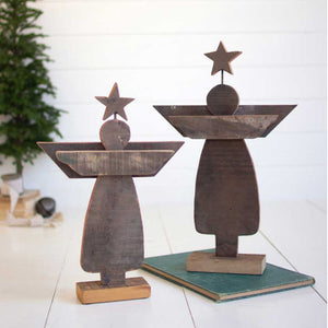 Wooden Christmas Angel - Large - Kalalou