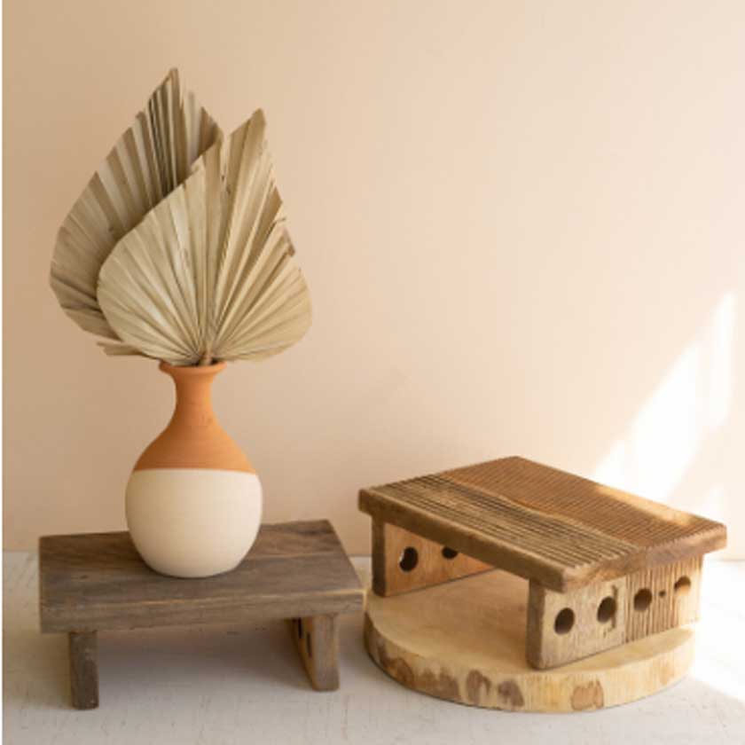 Repurposed Wooden Ship Ladder Riser  | The Shops SD