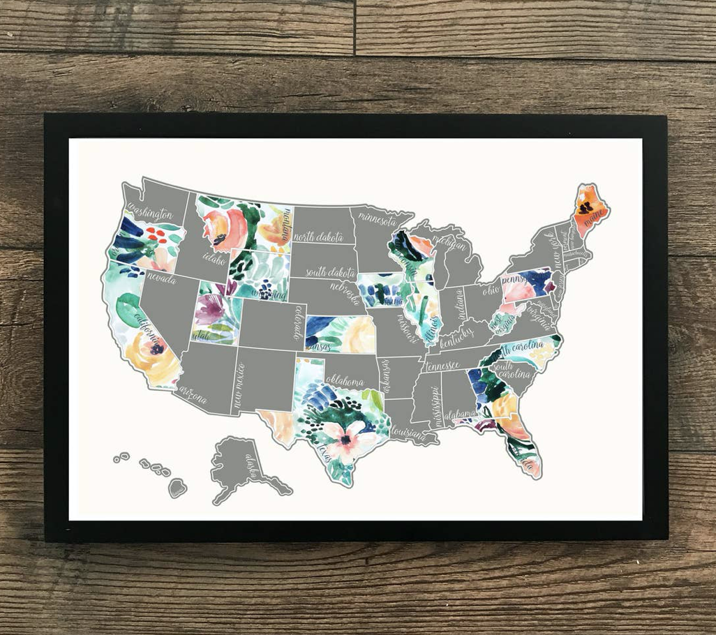 Rose Less Traveled US Map