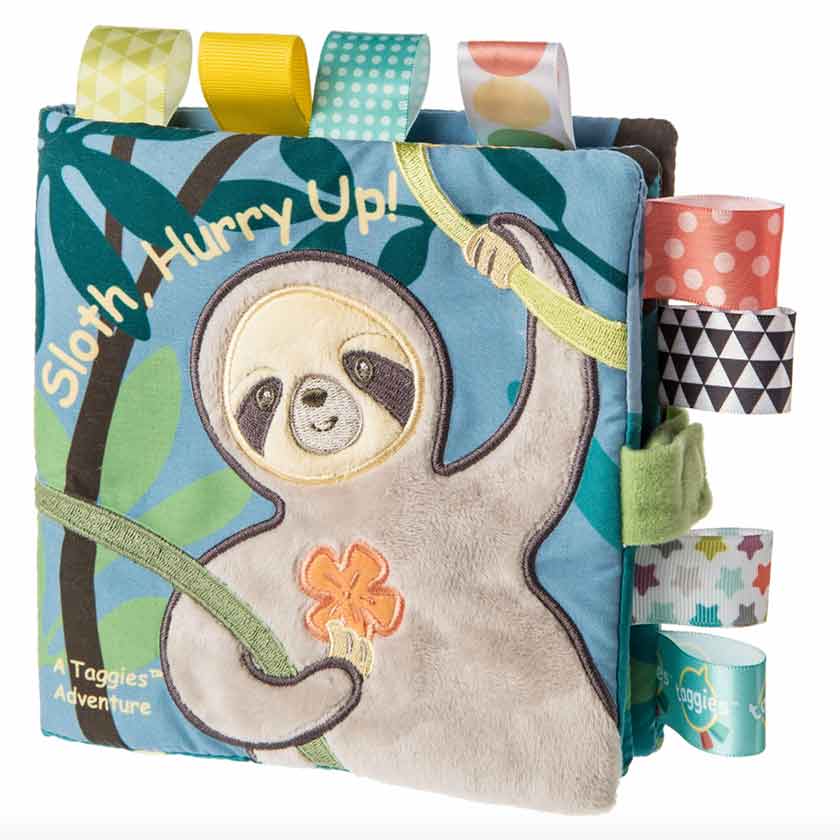 Taggies Molasses Sloth Book by Mary Meyer