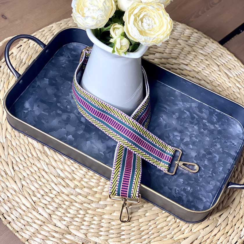 The Jolyn Strap in Pink Multi-Color from Kaydee Lynn