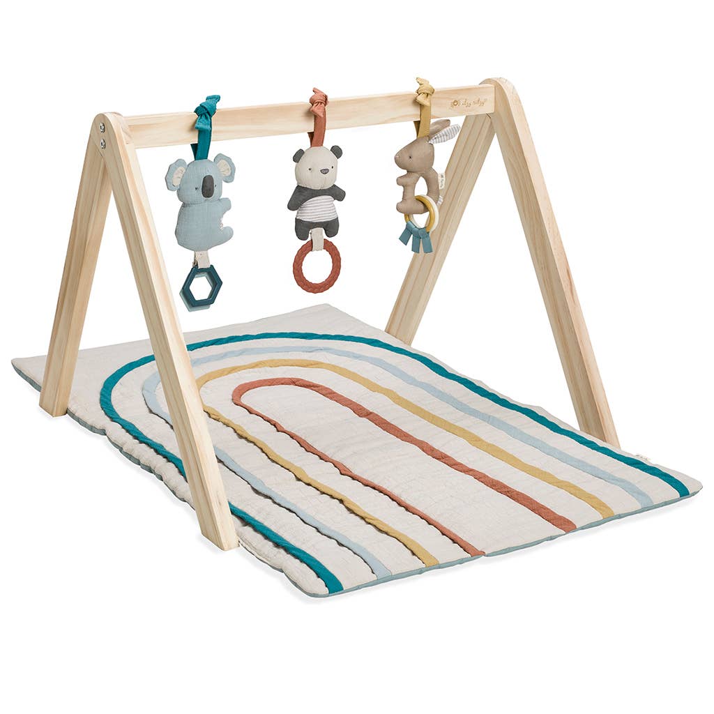 Itzy Ritzy - Bitzy Bespoke Ritzy Activity Gym™ Wooden Gym with Toys