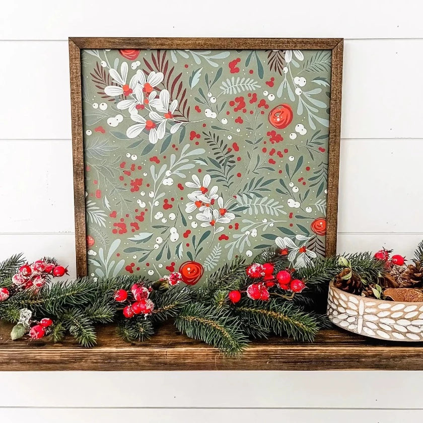 Christmas Winter Berry Layering Sign - WillowBee Signs & Designs | The Shops SD