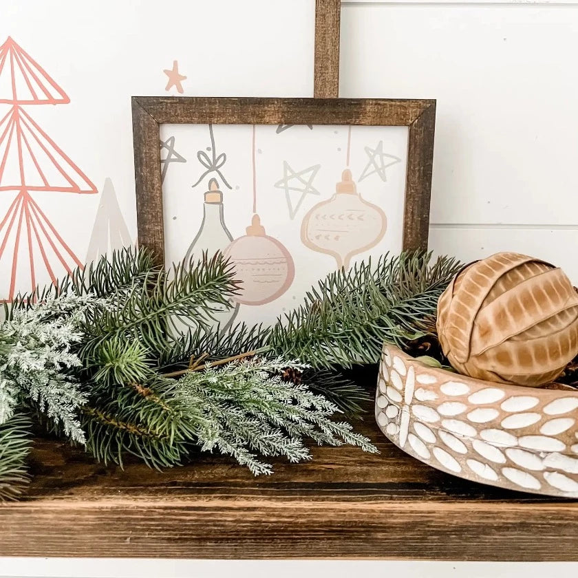 Scandi Ornament Christmas Sign - WillowBee Signs & Designs | The Shops SD