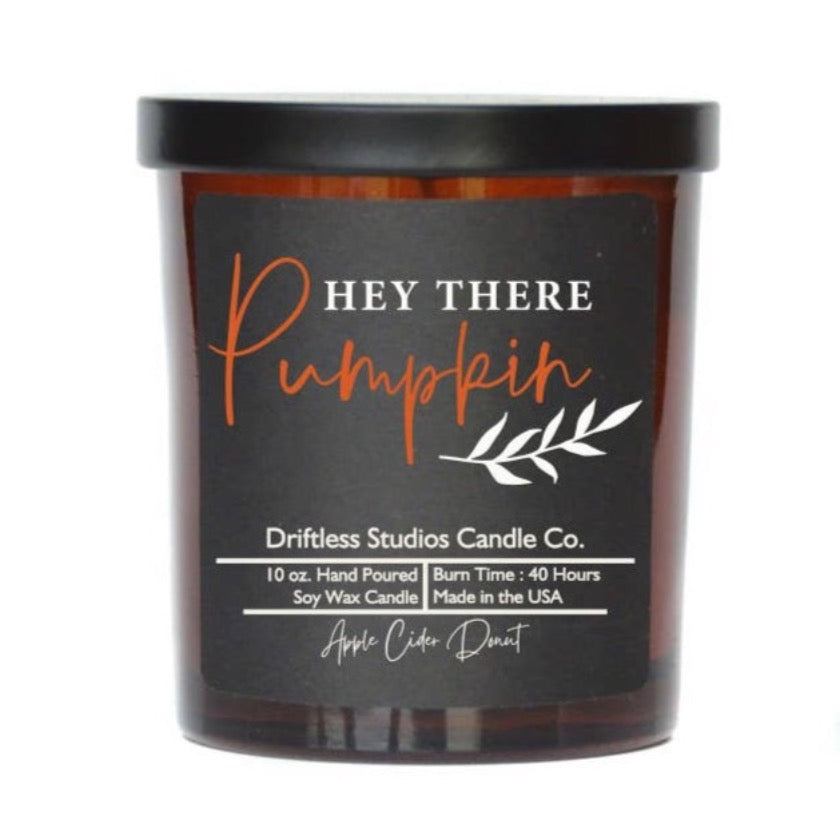 Hey There Pumpkin | Fall Candle | Soy Wax Candle | Frosted Pumpkin