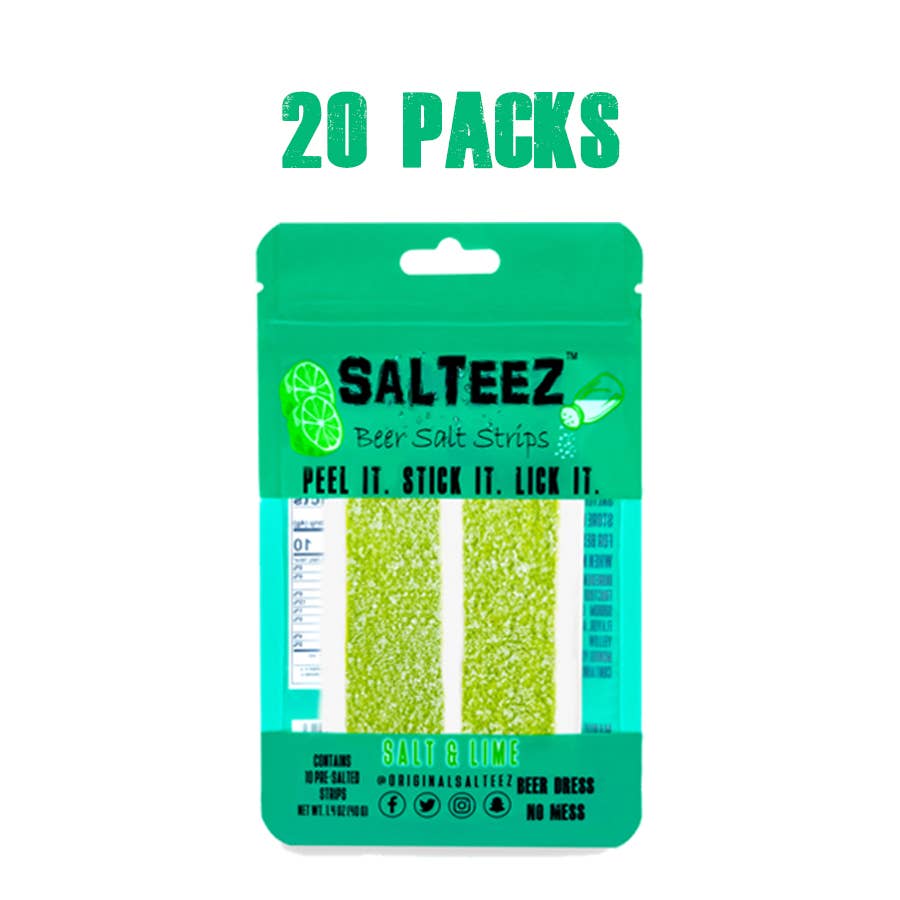 Salteez Salt & Lime Beer Salt Strips