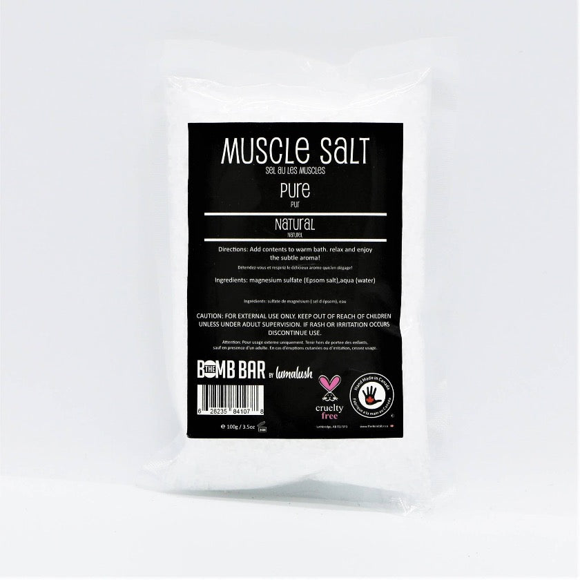 Bath Soak - Muscle Salt: 100g / Pure