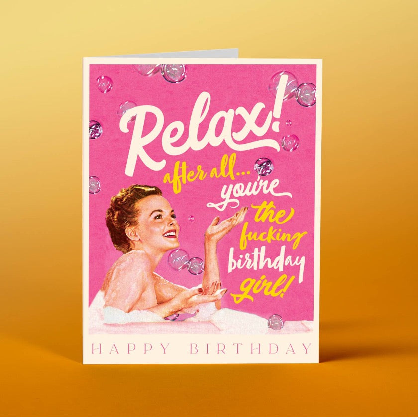 RELAX Greeting Card