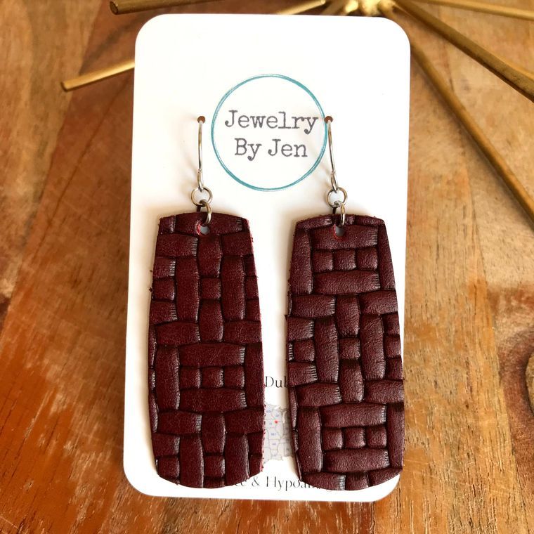 Maroon Weave Large Bar